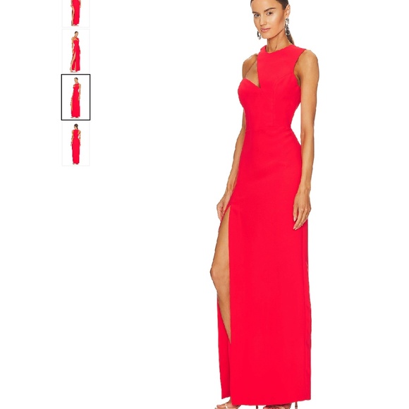 Amanda Uprichard xRevolve Gilda Gown, Red, Large - Picture 4 of 9